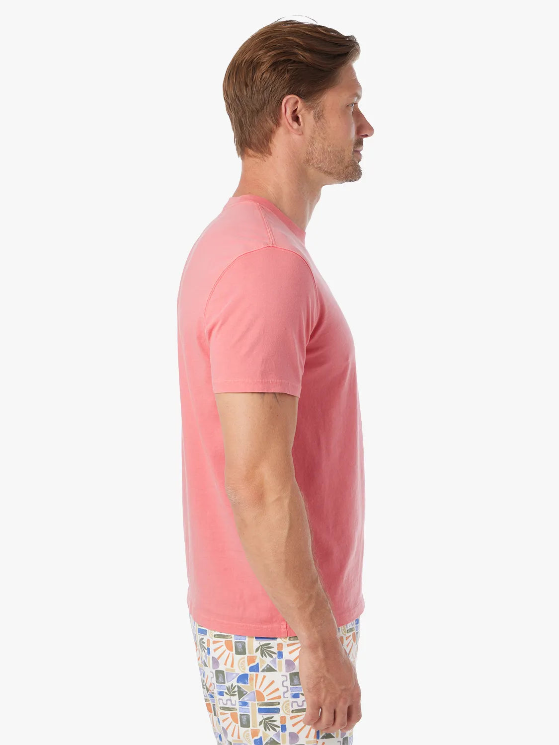 Saltaire Tee | Coral