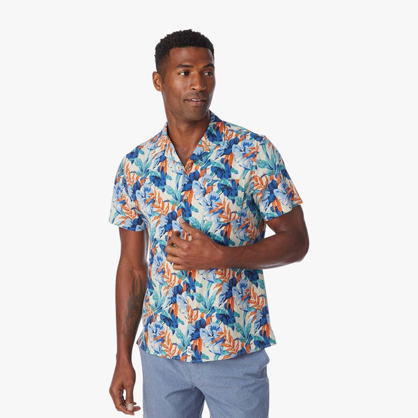 SHORTSLEEVE CAMP SHIRT | TROPICAL BANDANA