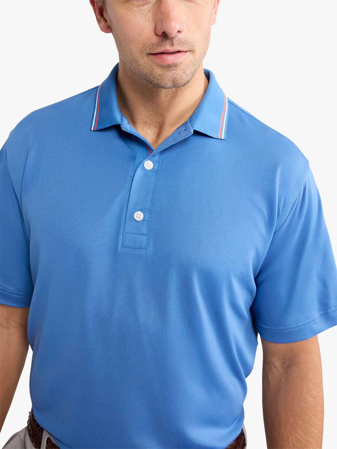 Pique Polo | Ocean Blue