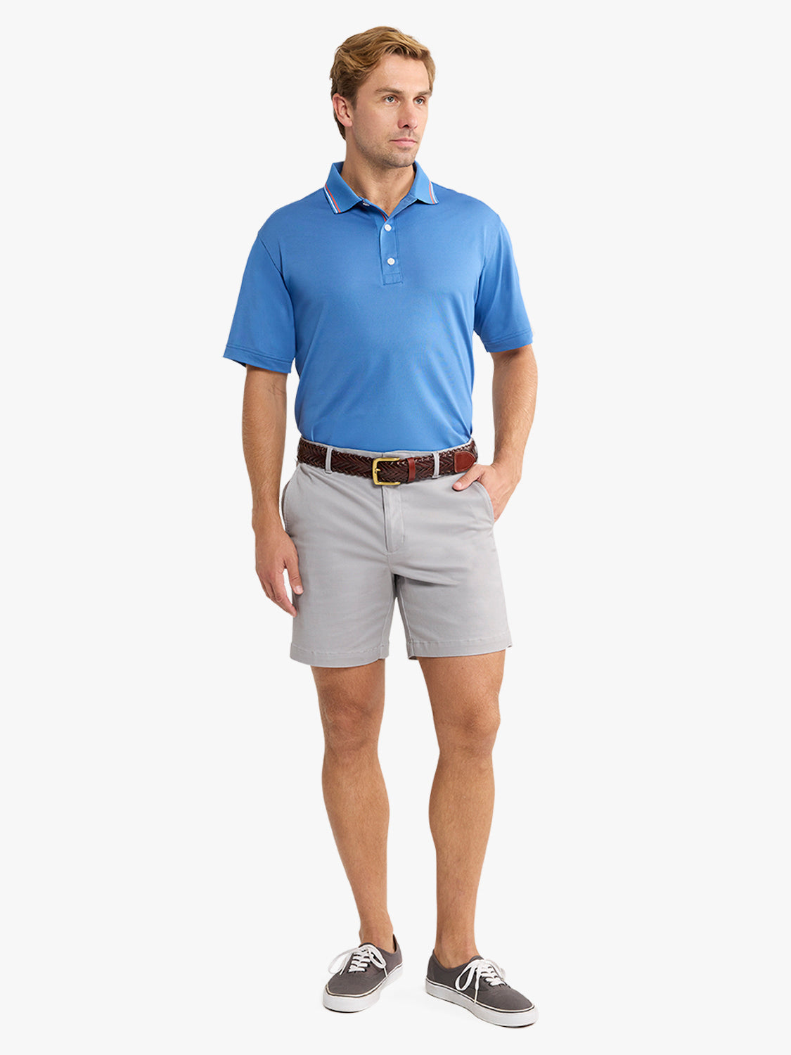 Pique Polo | Ocean Blue