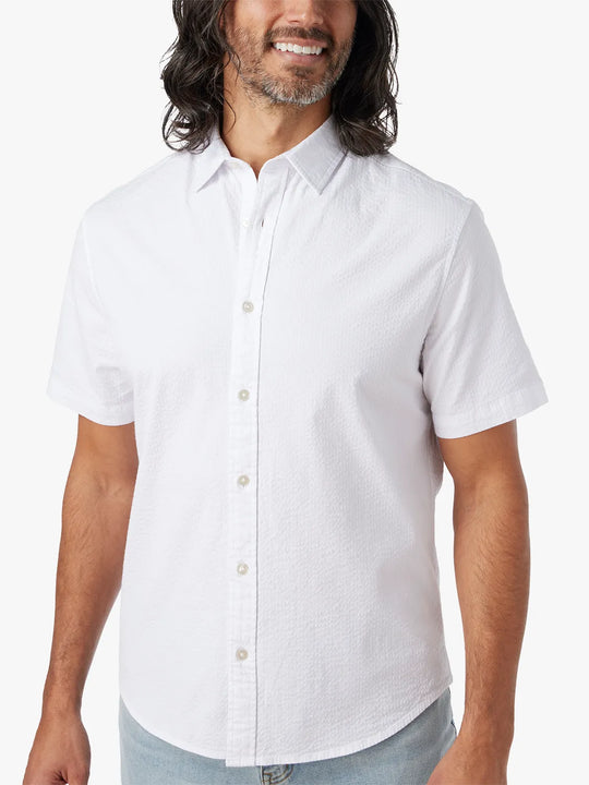 The Seersucker Shirt | White