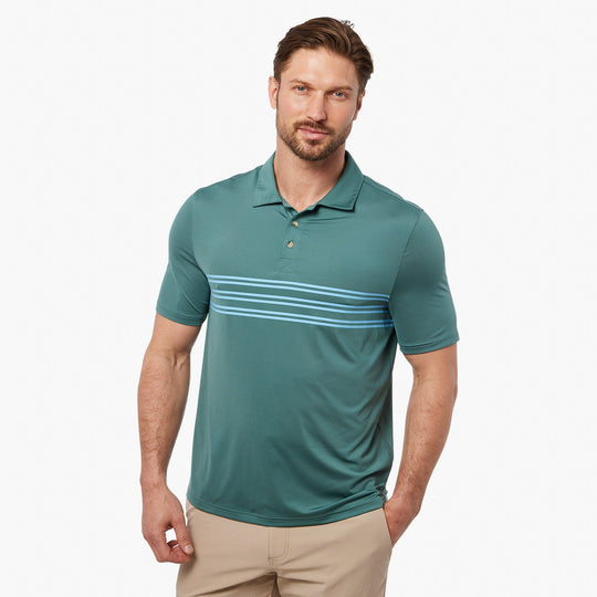The Midway Polo - light-blue-stripes-midway-polo