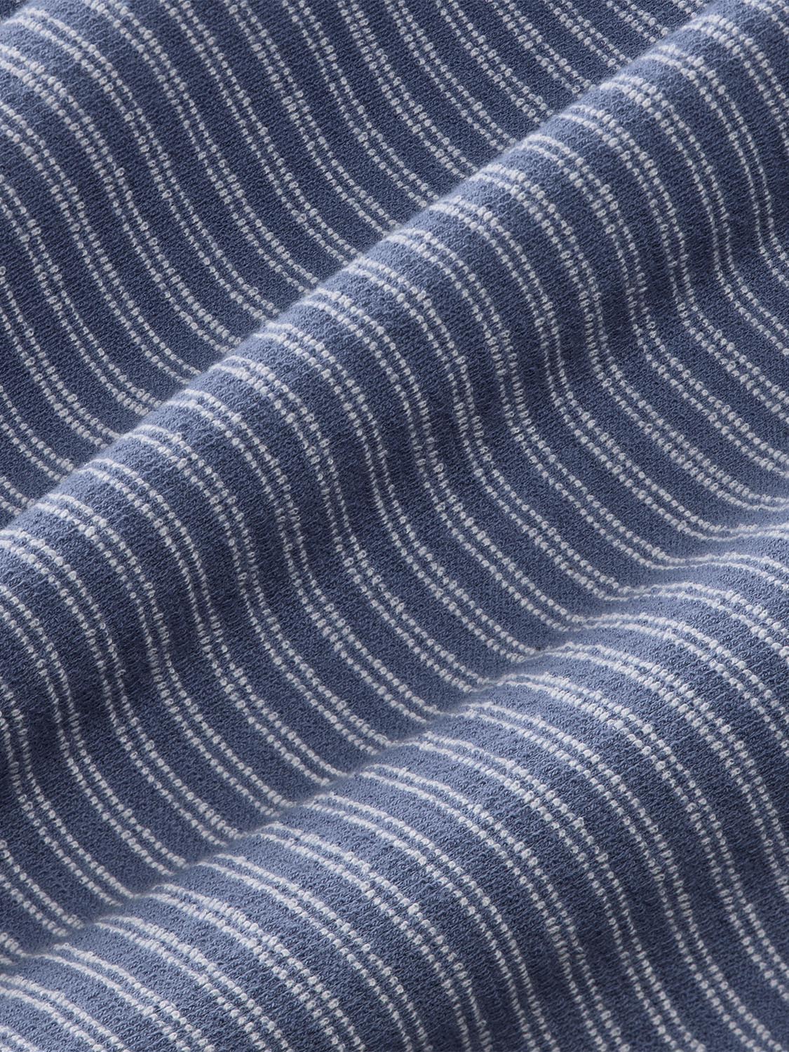 Sundown Terry Button Up | Maritime Stripe