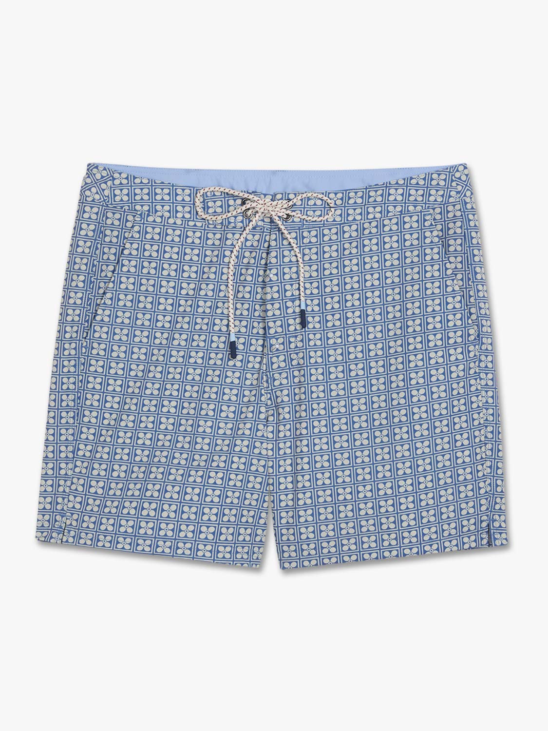 Swell Board Short | Blue Flower Geo