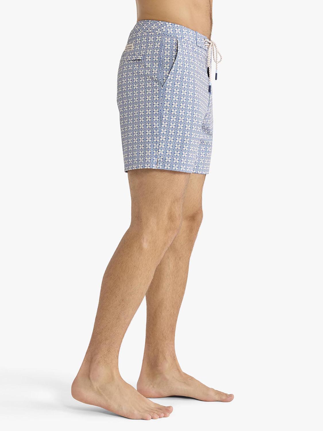 Swell Board Short | Blue Flower Geo