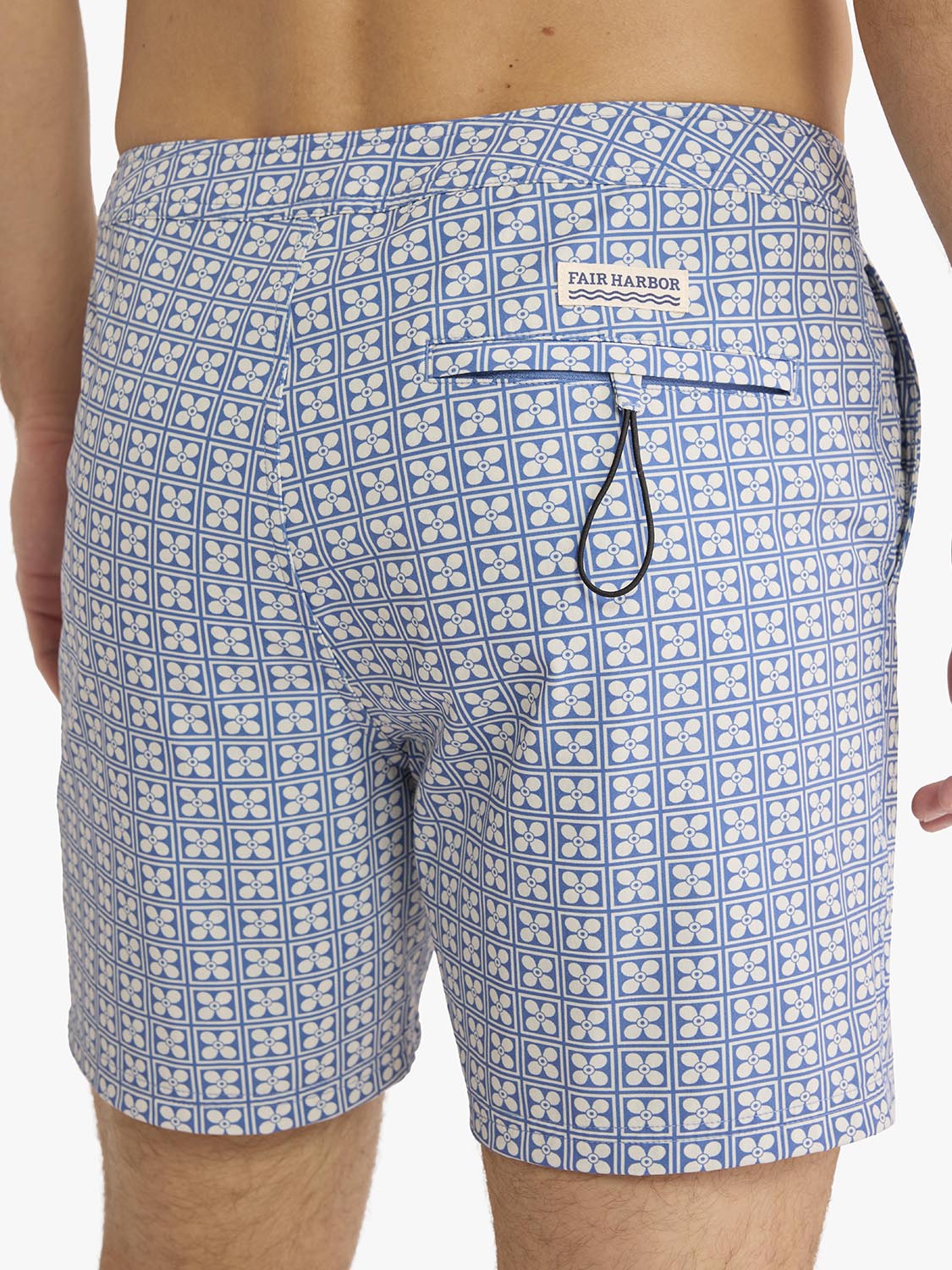 Swell Board Short | Blue Flower Geo