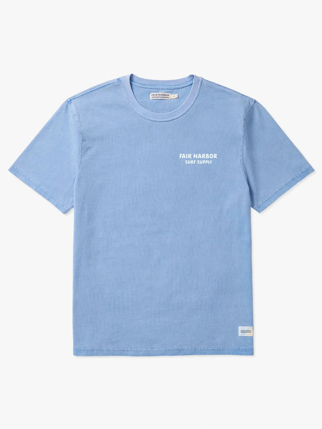 Saltaire Graphic Tee | Light Blue Surf The Wave