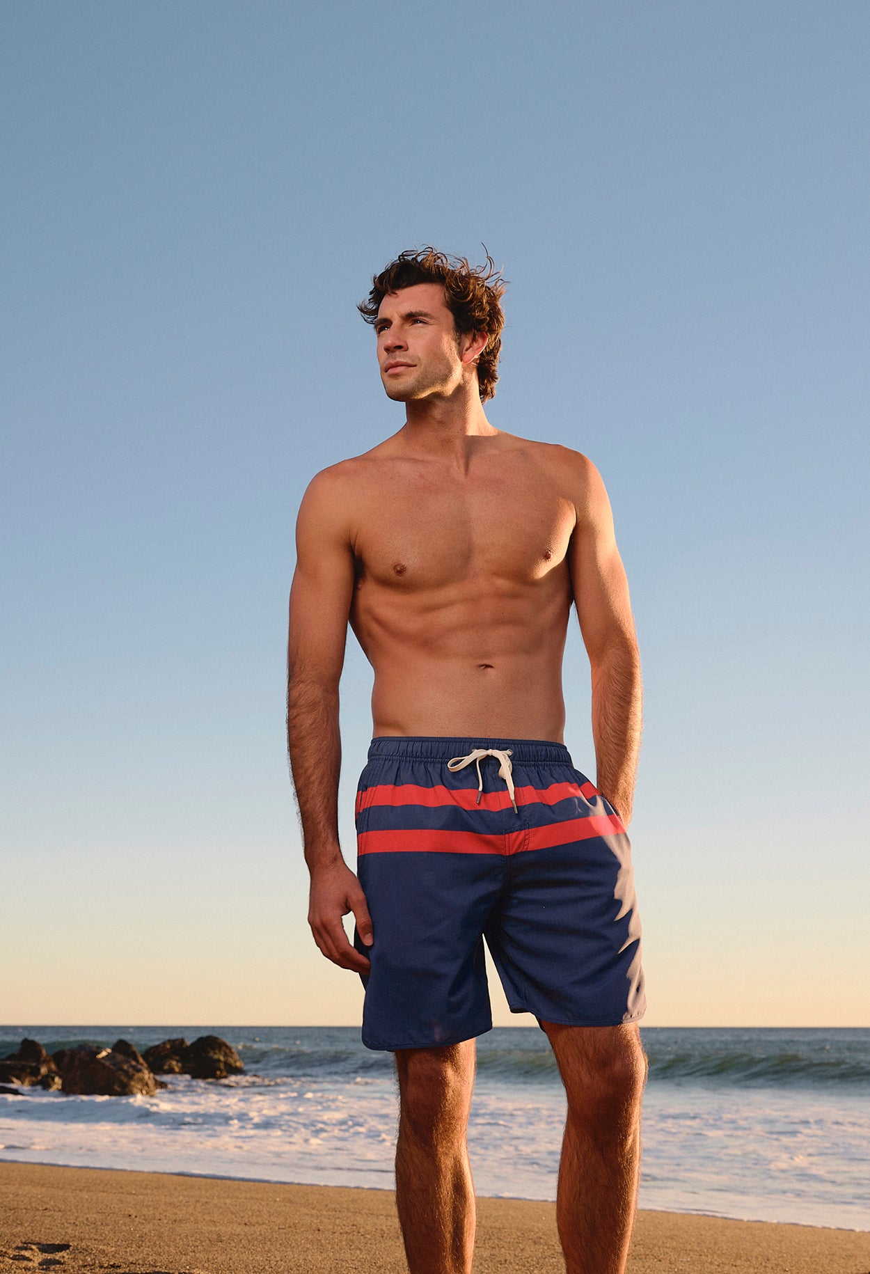 Anchor Trunk | Light Blue Stripe