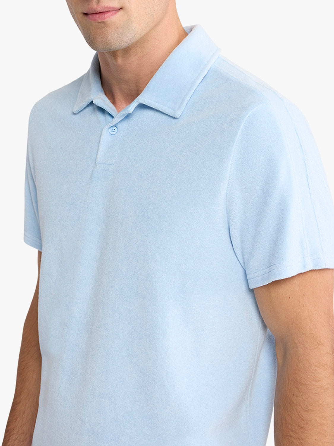 Ravello Terry Polo | Light Blue