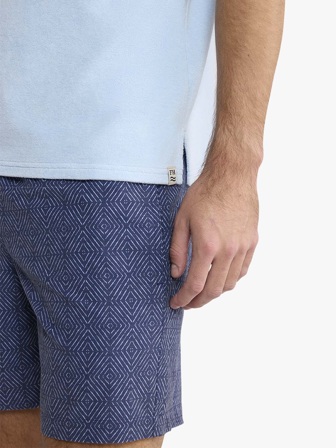 Ravello Terry Polo | Light Blue