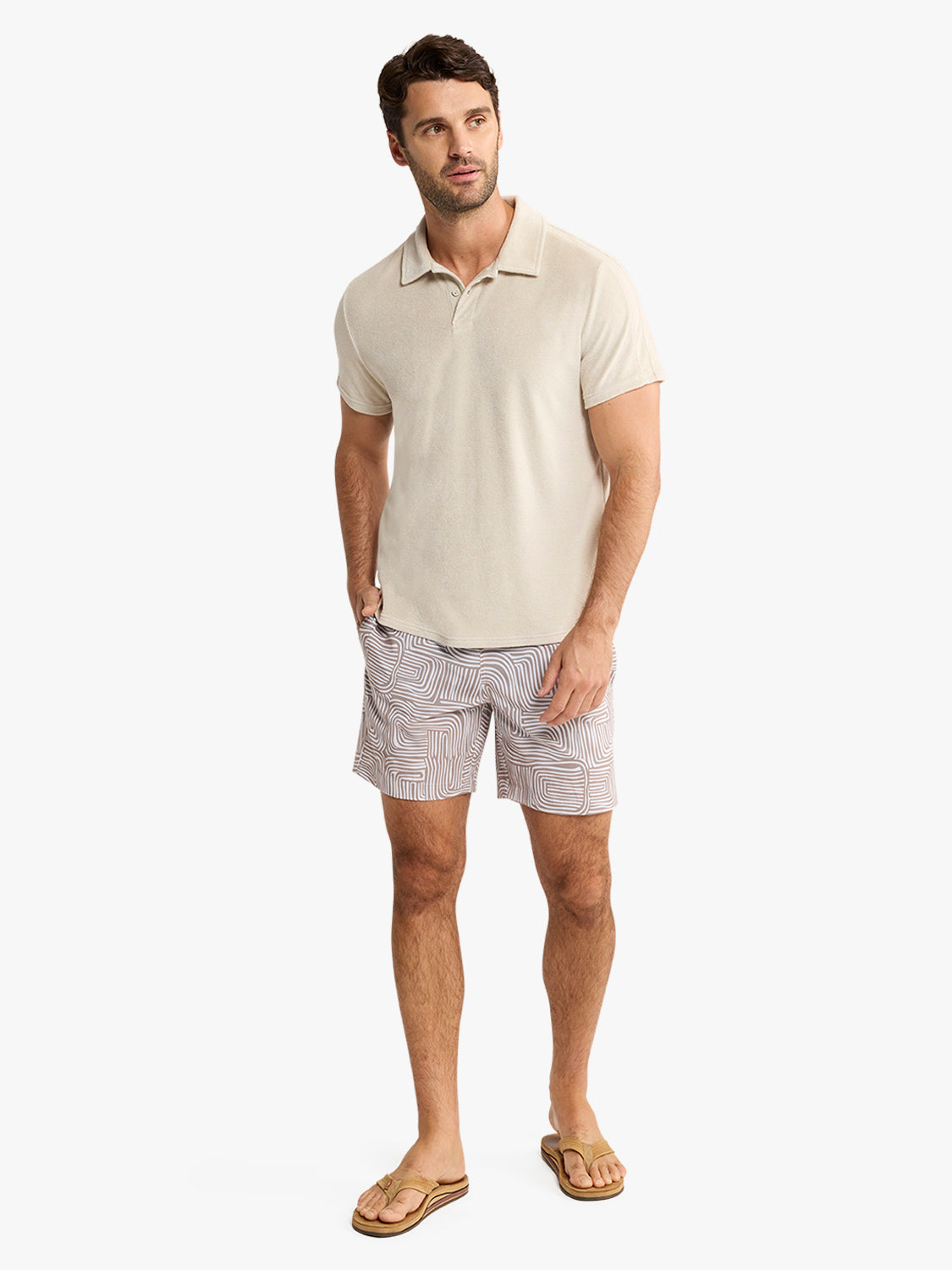 Ravello Terry Polo | Sand