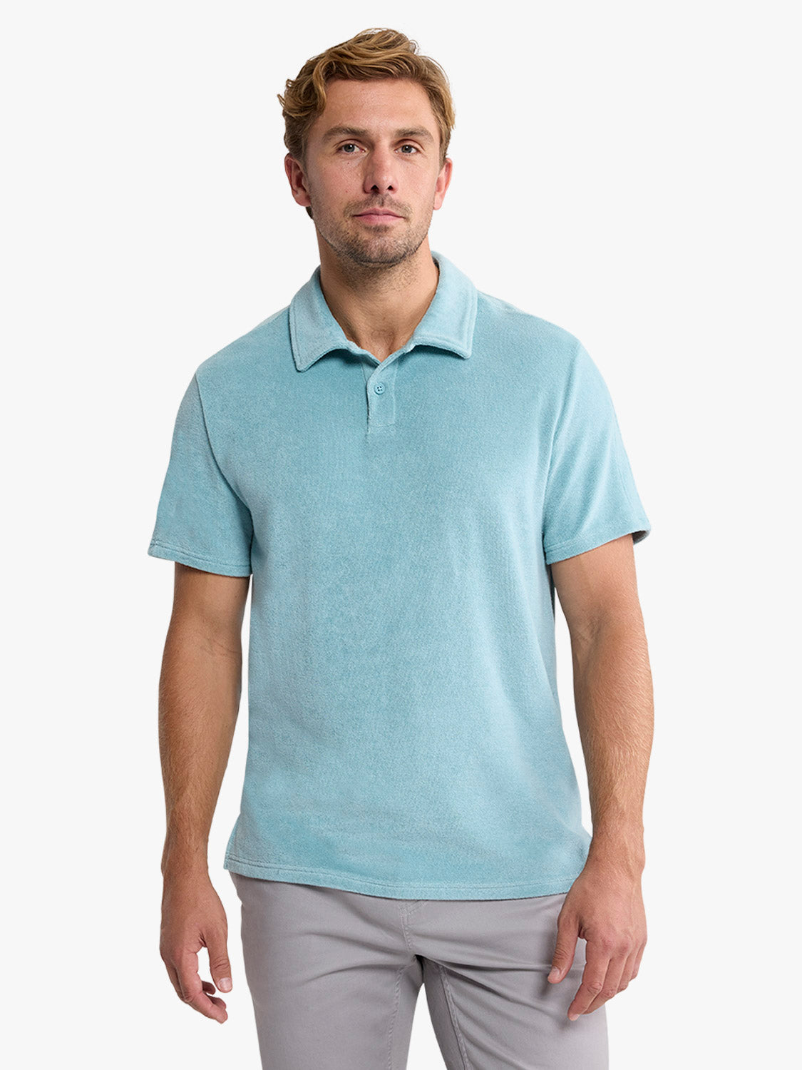 Ravello Terry Polo | Bay Blue