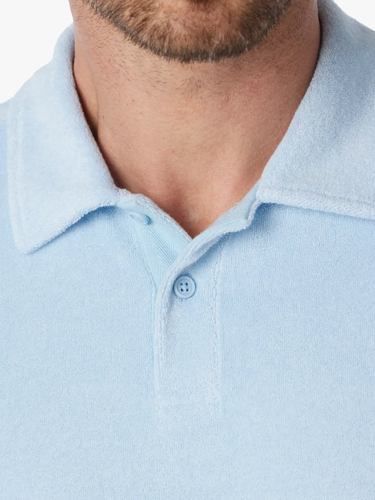 The Ravello Terry Polo | Light Blue