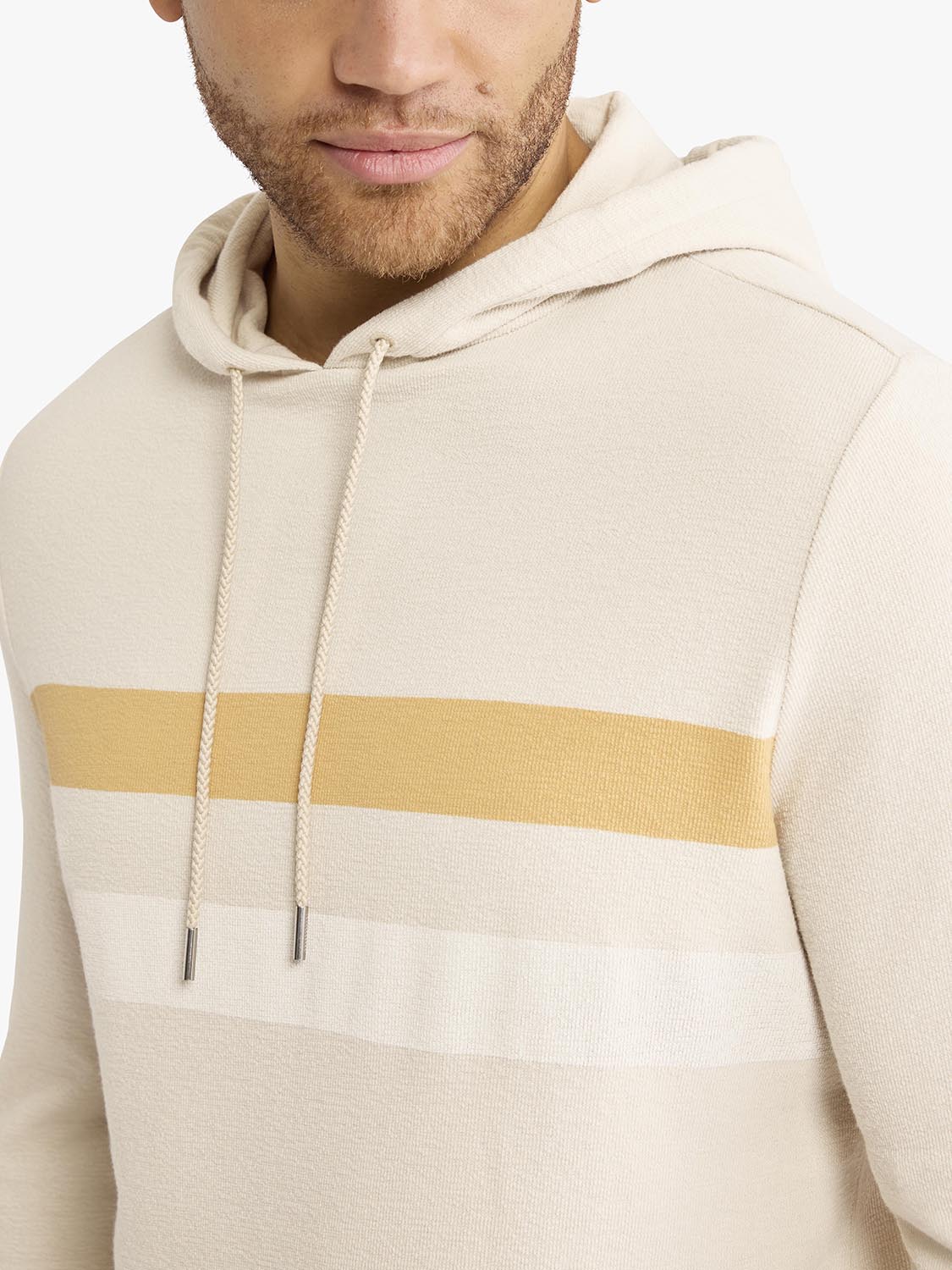 Sundown Terry Hoodie | Sunset Stripe