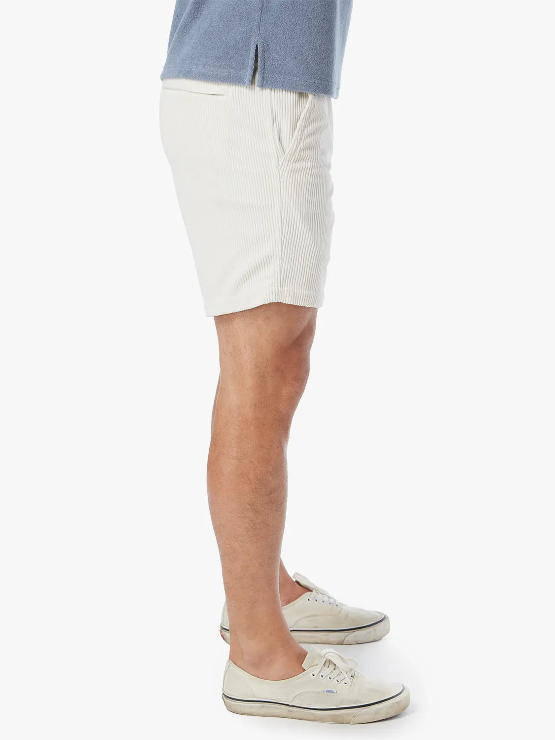 Wilder Stretch Corduroy Short | Stone