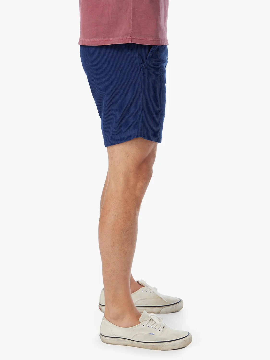 Wilder Stretch Corduroy Short | Navy