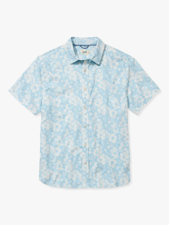 The Windward Shirt | Light Blue Hibiscus