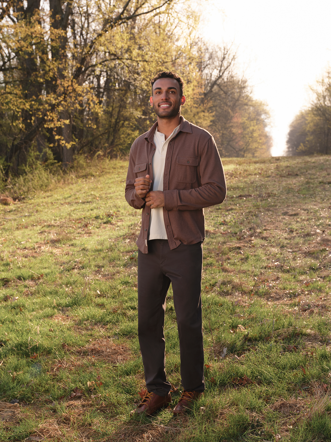 Dunewood Flannel Shirt | Espresso Twill