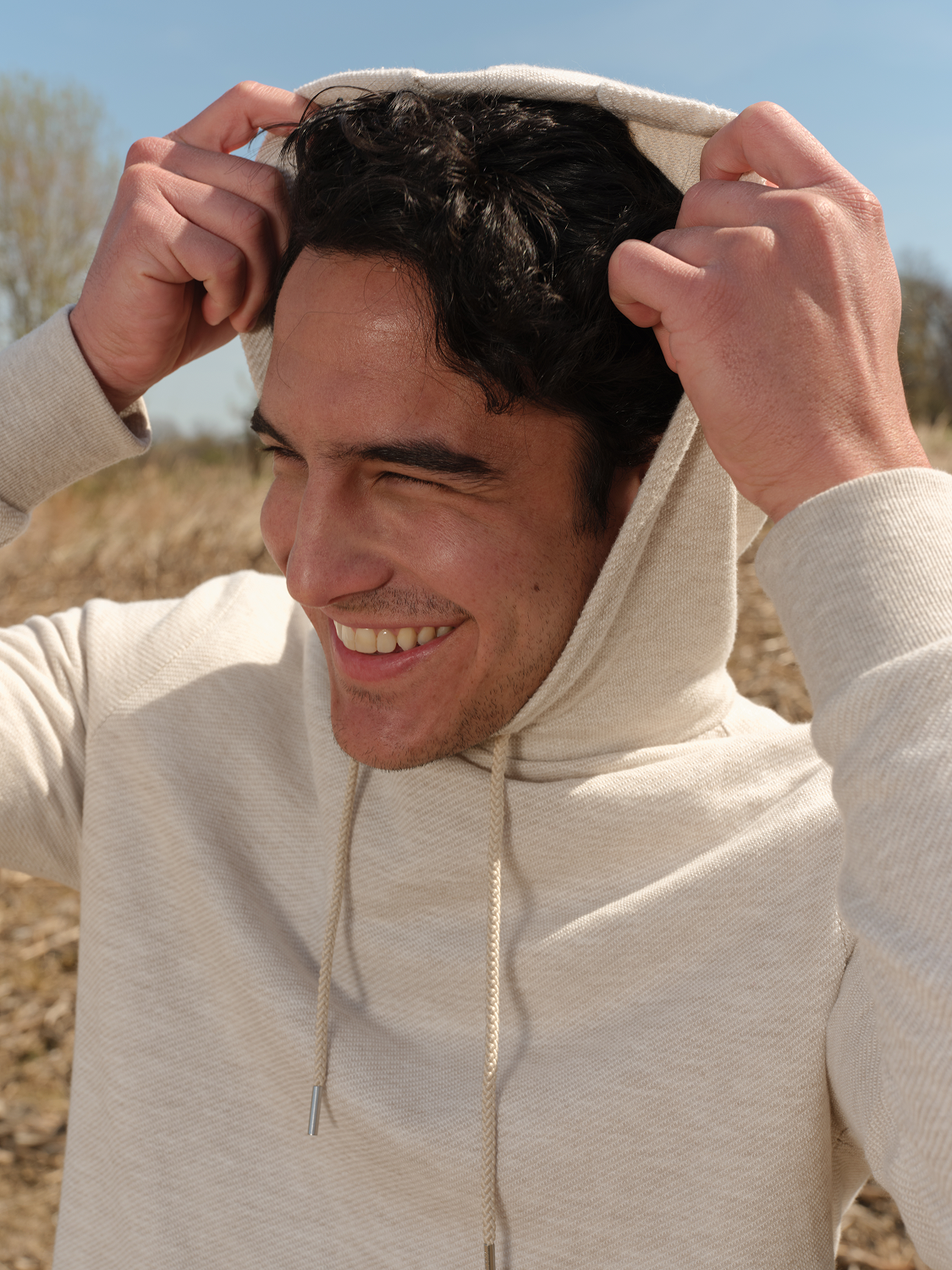 Tailwind Hoodie | Heather Grey Twill