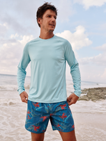 Thumbnail 7 of Anchor Short | Teal Birds Of Paradise