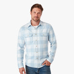 Thumbnail 4 of The Ultra-Stretch Dunewood Flannel - light-blue-plaid-dunewood-flannel