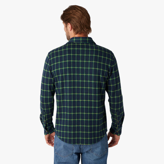 The Dunewood Flannel - green-plaid-dunewood-flannel