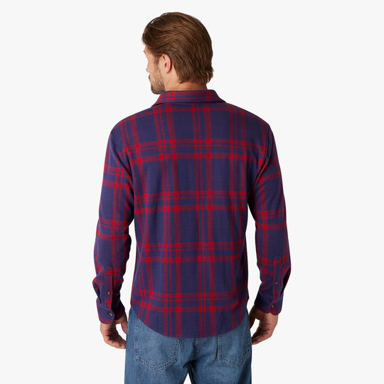 The Ultra-Stretch Dunewood Flannel - nautical-red-plaid-dunewood-flannel