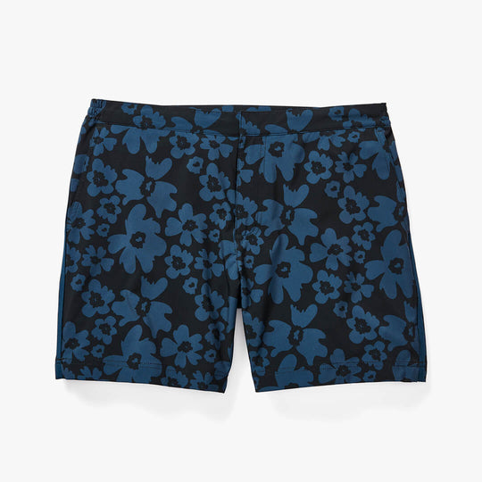 The Sextant Trunk - navy-floral-sextant-trunk