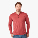 Thumbnail 2 of The SeaBreeze Henley - washed-red-henley