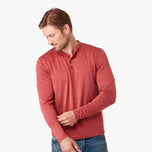 Thumbnail 3 of The SeaBreeze Henley - washed-red-henley