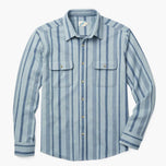 Thumbnail 1 of The Dunewood Flannel - light-blue-stripes-dunewood-flannel