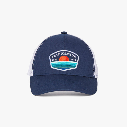 The Maritime Trucker Hat - navy-maritime-trucker-hat