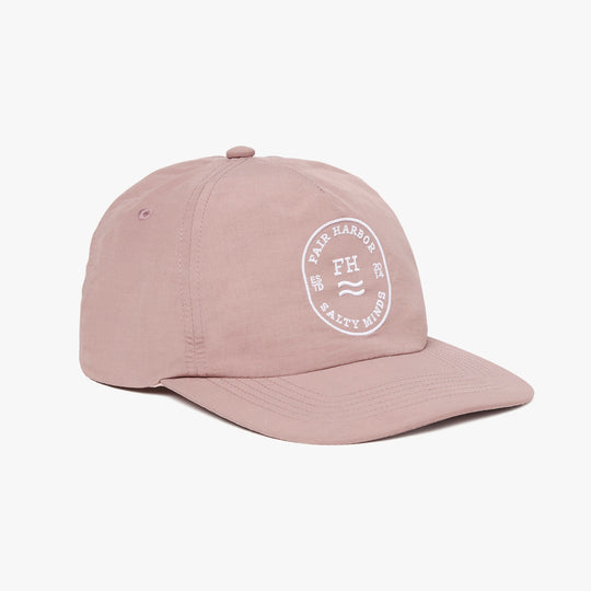 The Shoreline 5-Panel Hat - pink-sand-shoreline-hat